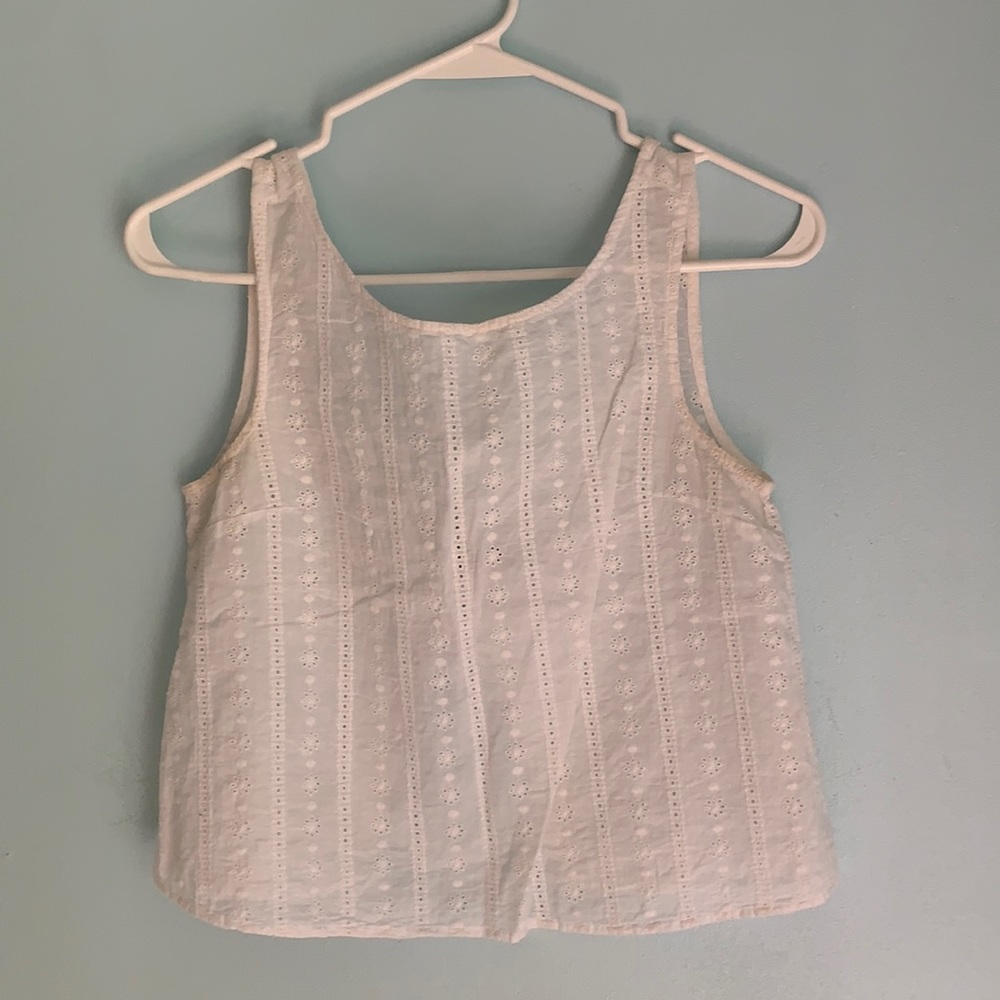 Brandy Melville Eyelet Tank